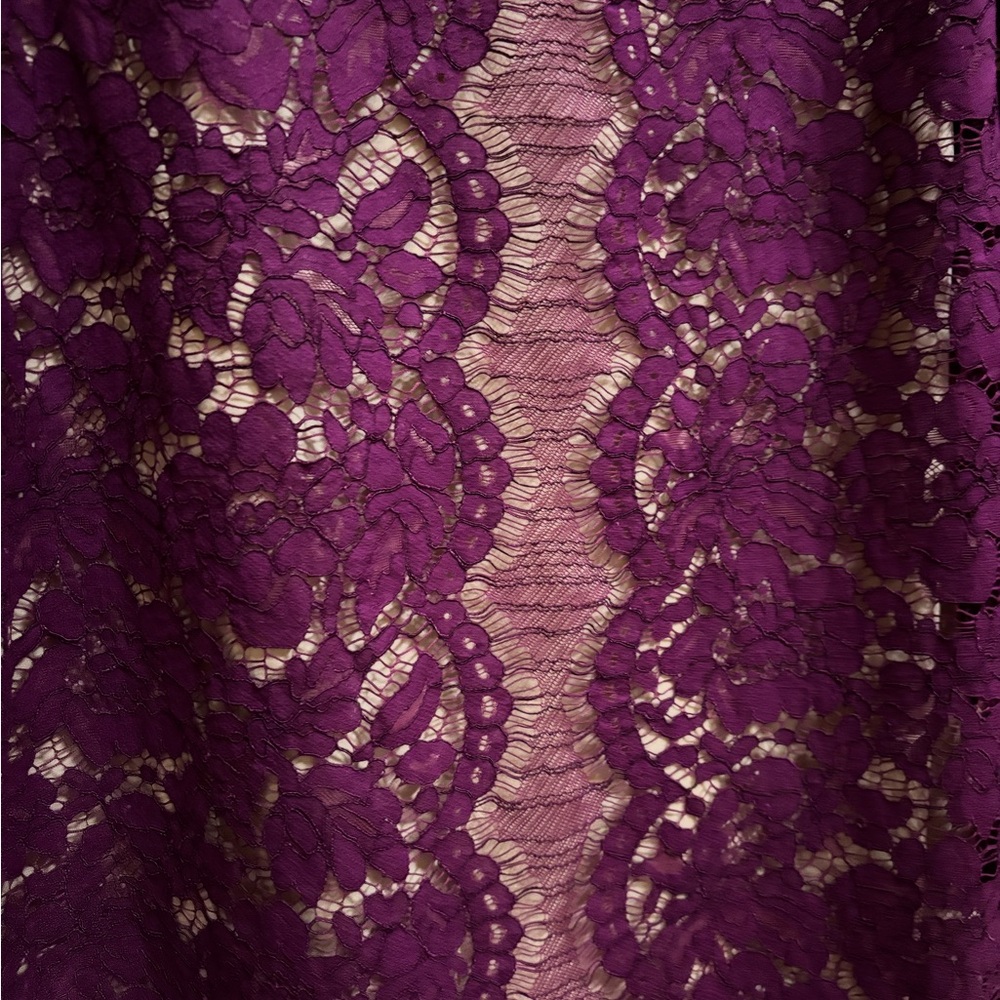 NWOT Lane Bryant Purple Lace Dress Sz 16 - Picture 4 of 10